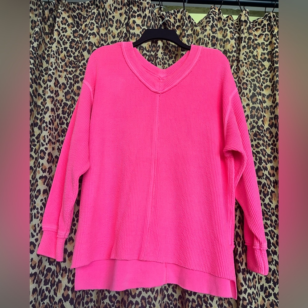 Aerie Bright Pink Women's Sweatshirt